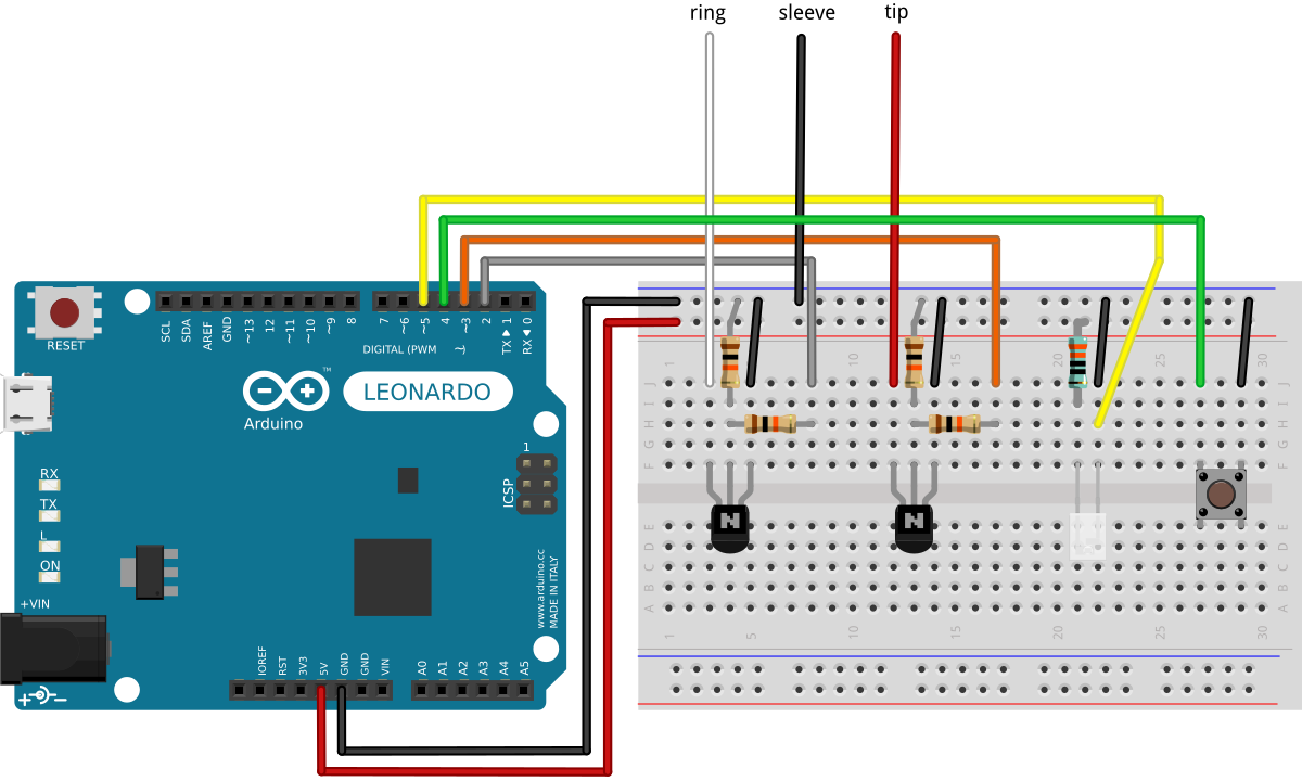 breadboard layout